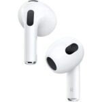 ⁦Apple AirPods 3 Genaration Ecouteurs Bluetooth Sans Fil 100% Wireless Blanc iOS⁩ - الصورة ⁦6⁩