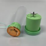 ⁦Presse-agrumes électrique, mixeur à smoothies, mixeur portable, mixeur USB, mini robot culinaire à deux lames⁩ - الصورة ⁦3⁩