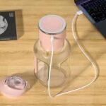 ⁦Mixeurs portables, centrifugeuses, centrifugeuses rechargeables pour fruits et légumes, centrifugeuses, centrifugeuses faciles à nettoyer pour fruits et légumes. Offres Prime Of Day.⁩ - الصورة ⁦5⁩