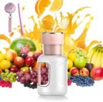 ⁦Mixeurs portables, centrifugeuses, centrifugeuses rechargeables pour fruits et légumes, centrifugeuses, centrifugeuses faciles à nettoyer pour fruits et légumes. Offres Prime Of Day.⁩ - الصورة ⁦2⁩